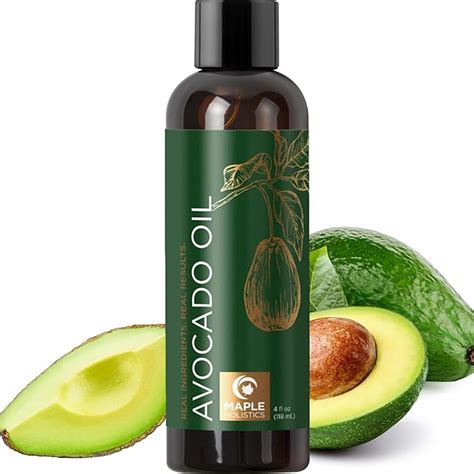 Maple Holistics 100 Pure Avocado Oil Deep Tissue Moisturizer For Hair Face And Skin Rich In