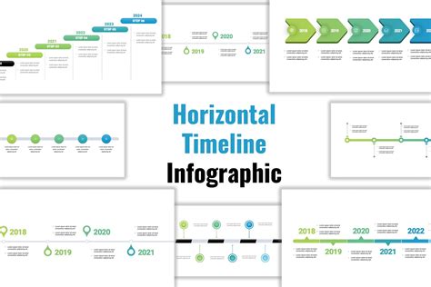 Free Horizontal Timeline Infographic Template Powerpoint Ppt