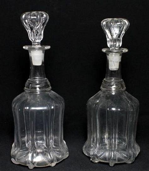Victorian Glass Decanters British Victorian Glass