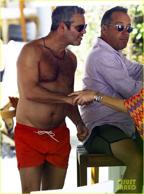 andy cohen goes shirtless for easter vacation in miami photo 3615779 andy cohen shirtless