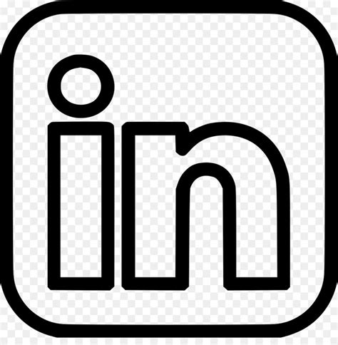 Black Linkedin Logo Transparent Clip Art Library
