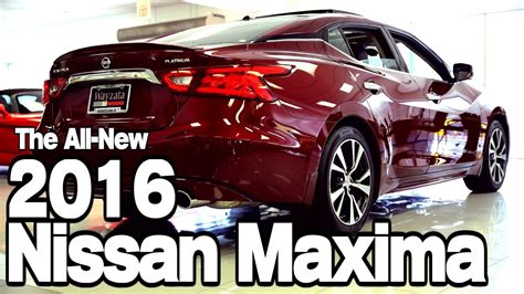 Review All New 2016 Nissan Maxima In Minneapolis St Paul Wayzata Mn