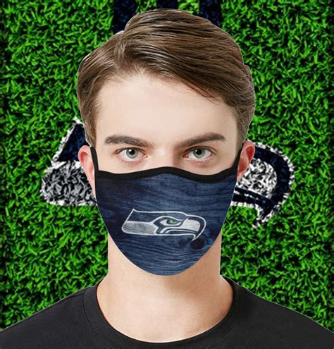 Seattle Seahawks Cloth Face Kid Dust Masks Sports Masks Us Hoodie