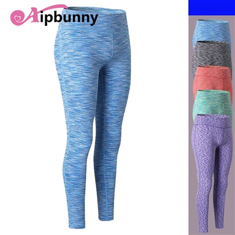 Aipbunny Women Breathable Skinny Yoga Pants High Quality Slim Running