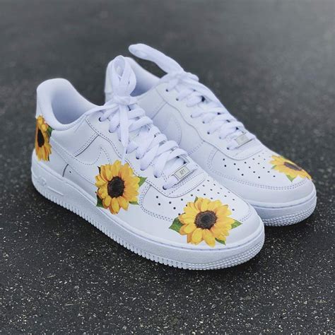 Sunflower AF1 (With images) | Custom nike shoes, Shoes ...