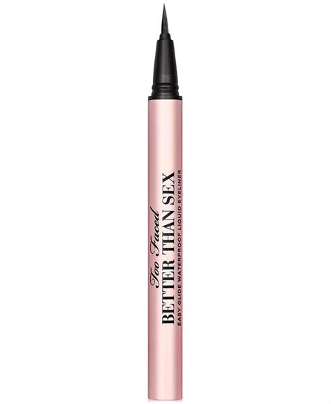 Too Faced Better Than Sex Easy Glide Waterproof Liquid Eyeliner Reviews Free Download Nude