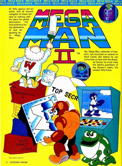 Mega Man 2 Nintendo Power Guide Nes