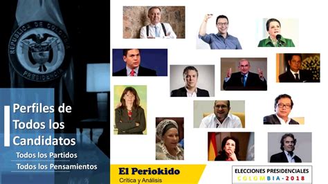 Artículos, videos, fotos y el más completo archivo de noticias de colombia y el mundo sobre presidencia de colombia. Perfiles de Candidatos a la presidencia de Colombia 2018 - YouTube
