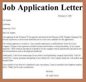 An application letter, also known as a cover letter, is sent with your resume during the job application process. Know More About Having an Application Letter Sample ...