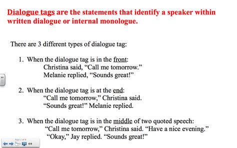 ️ Dialogue And Paragraphs The Basic Rules Of Dialogue Quotation Marks