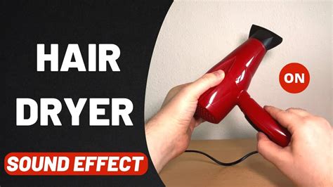 Hair Dryer Sound Effect Stereo High Quality 96khz Youtube