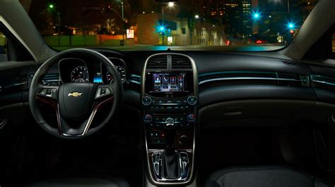 The new malibu's interior is better. A Jet Black interior with ambient lighting and Chevrolet # ...