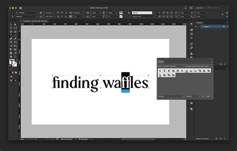 How To Use Font Ligatures In Indesign Photoshop And Illustrator Envato