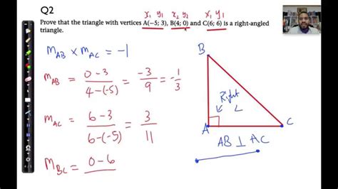 Gr Q2 Right Triangle Proof Geometry Revision Youtube