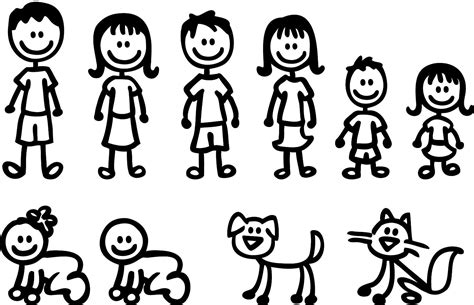 Stick Family Svg Free Clip Art Library