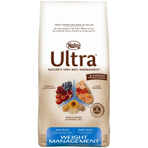 Eagle pack natural dry dog food is a nutritious diet packed with quality ingredients that provide the dog with weight loss management. Nutro Ultra Weight Management Dry Dog Food (4.5 lb)