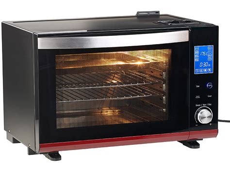 Mini four électrique avec cuisson Gril et Vapeur à chaleur tournante