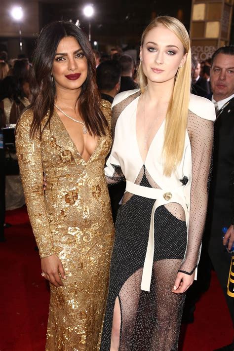 Priyanka Chopra And Sophie Turner Had A Blazer Twinning Moment Harpers Bazaar Arabia
