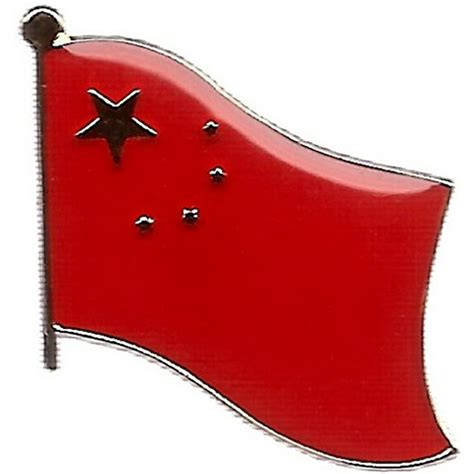 Pack Of 50 China Flag Lapel Pins Chinese Pin Badge