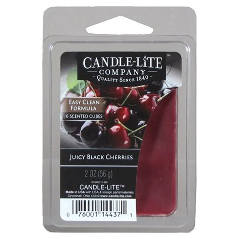 Candle Lite Company Wax Melts Juicy Black Cherries 56g Online Pound Store