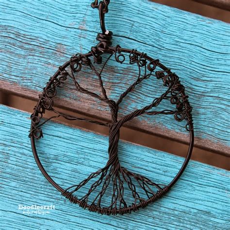 Diy Jewelry Wire Wrapped Tree Of Life Pendant Make