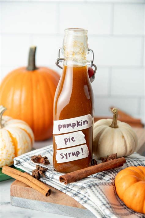 Homemade Pumpkin Spice Syrup With Real Pumpkin Wholefully