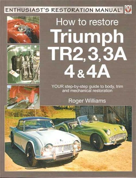 How To Restore Triumph Tr2 Tr3 Tr3a Tr4 Tr4a Restoration Manual