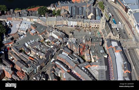 Aerial View Of The Market Place And St Nicholas Church St Nics In