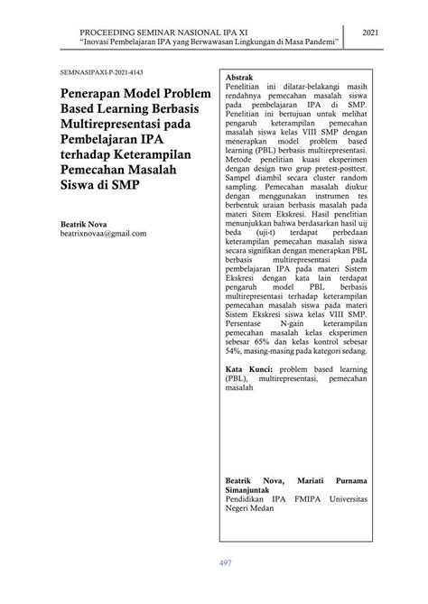 Pdf Penerapan Model Problem Based Learning Berbasis Dokumentips