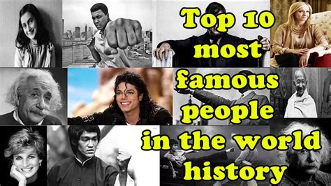 Top 10 Most Famous People In The World History Listback On Vimeo