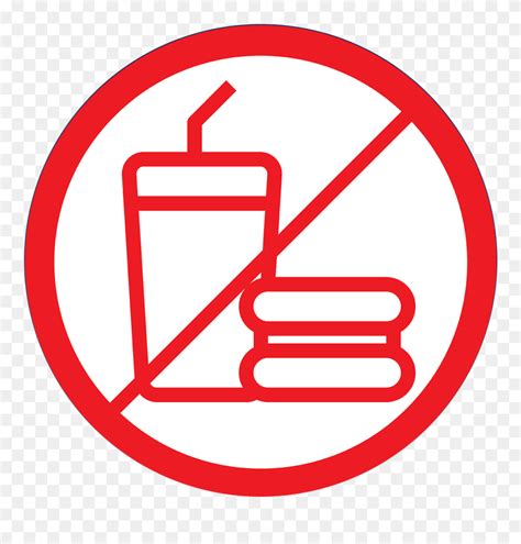 No Food Png No Food And Drinks Sign Png Clipart 5755663 Pinclipart