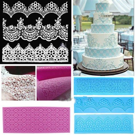 Shop all the essentials like smoothers, cake dummies, piping bags, piping nozzles and a vast selection of cake tools. Lace Silicone Mold Mould Sugar Craft Fondant Mat Cake ...