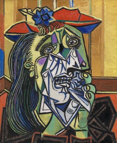 Pablo Picasso 1881 1973 Mulher Que Chora 1937 Pintura A óleo Sobre Tela