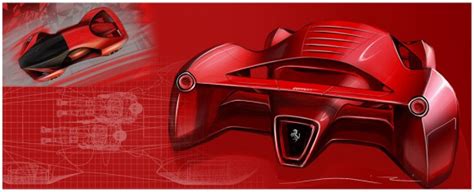 Croquis Ferrari F80 Blog Auto Sélection Le Condensé Dactu