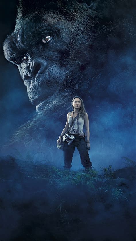 Images Kong Skull Island Monkeys Brie Larson Female Film 1080x1920