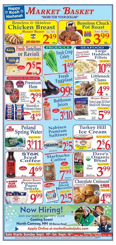 Market Basket Flyer from September 10