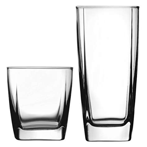 Anchor Hocking Rio Small And Large Drinking Glasses Set Of 16 Clear 80850l13 Pricepulse
