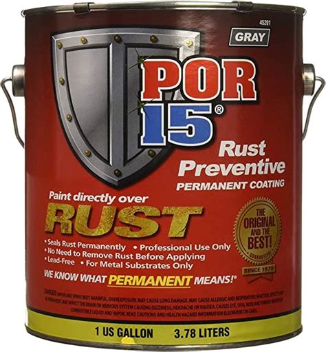 Por 15 Rust Preventive Coating Stop Rust And Corrosion