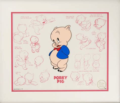 Porky Pig Limited Edition Cel From Bob Clampett Studios Model Series