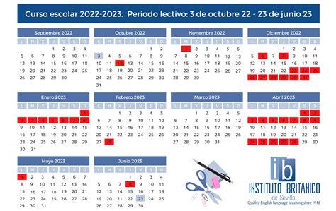 Calendario Académico Cursos 2016 2017 Instituto Británico De Sevilla