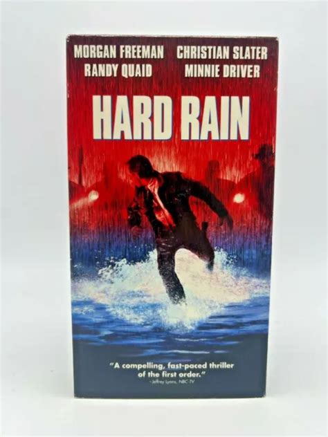 Hard Rain Starring Morgan Freeman Christian Slater Randy Quaid Vhs 1998 495 Picclick