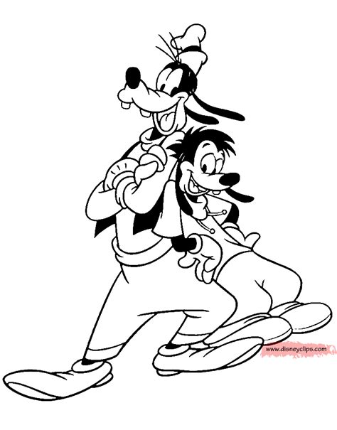 Goofy Max Coloring Page