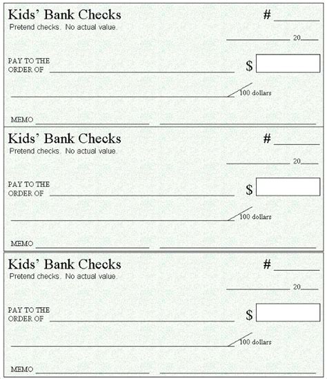 7 Blank Check Templates For Microsoft Word Website