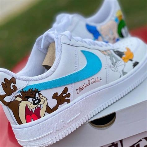 Nike Af1 Looney Tunes The Custom Movement In 2021 Nike Shoes Air