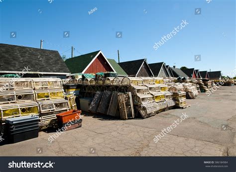 Lobster Traps North Rustico Prince Edward Stock Photo Edit Now 586184984