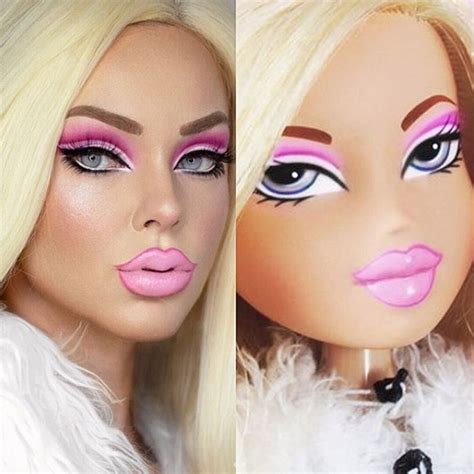 bratz maquiagem rosa barbie makeup bratz doll makeup bratz makeup