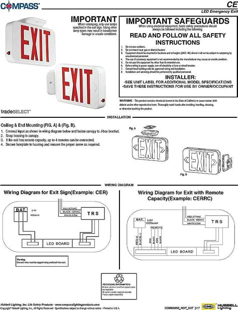 How To Wire An Emergency Exit Sign Step By Step Wiring Diagram Guide