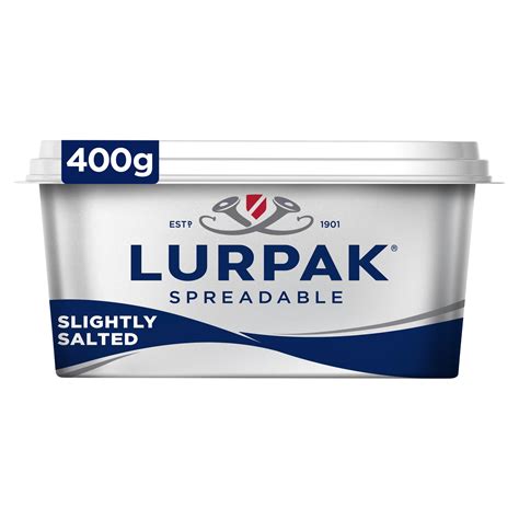 Lurpak Slightly Salted Spreadable 400g Butter And Margarine Iceland Foods