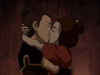 Image Sokka And Suki Kiss In Prison Png Avatar Wiki The Avatar