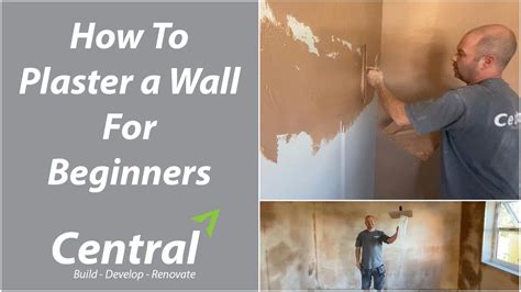 How To Plaster A Wall For Beginners Youtube